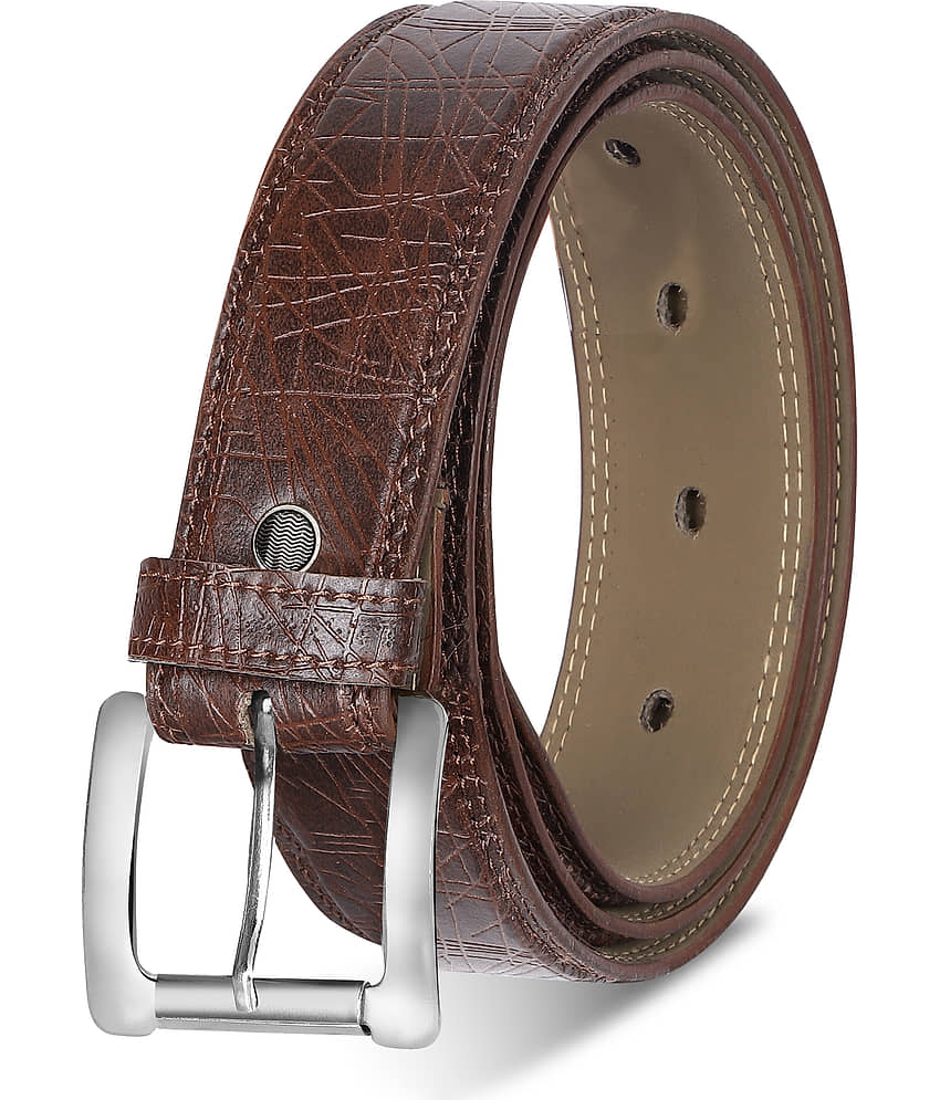 Lorem - Brown Synthetic Men's Formal Belt ( Pack of 1 )