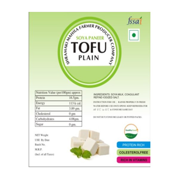 Tofu Plain Paneer 500 Gms
