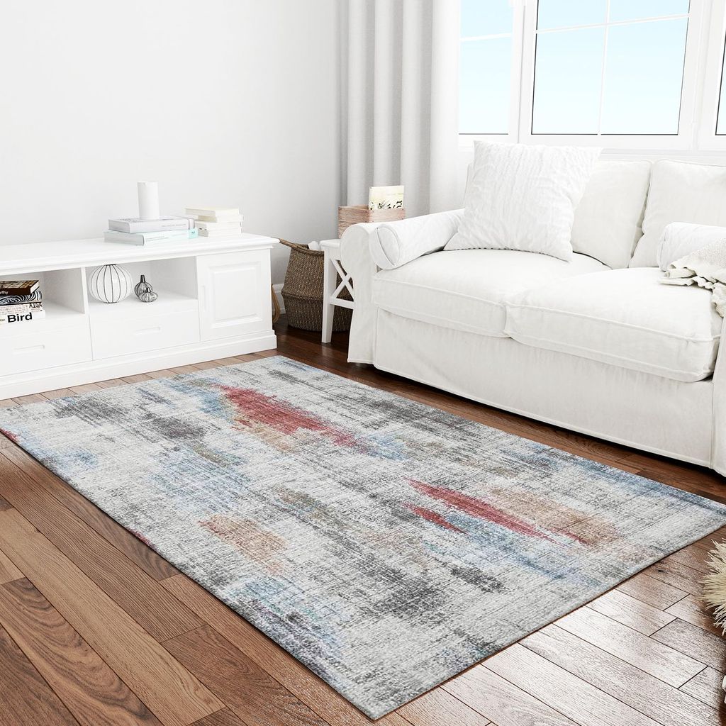 Neu Looms Handmade Viscose Wool Anti-Skid Rug for Bedroom, Living Room, Nursery, Dorm, Playroom & Reading Area