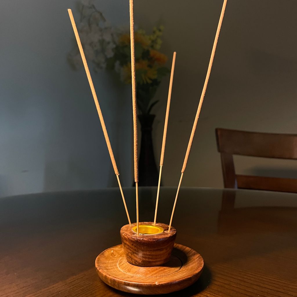 The Bamboo Connection | Sheetali Incense Stick | Oud Loban Fragrance | Phthalate free, Charcoal free, Chemical free | 100% Natural | Pack of 2 view 2
