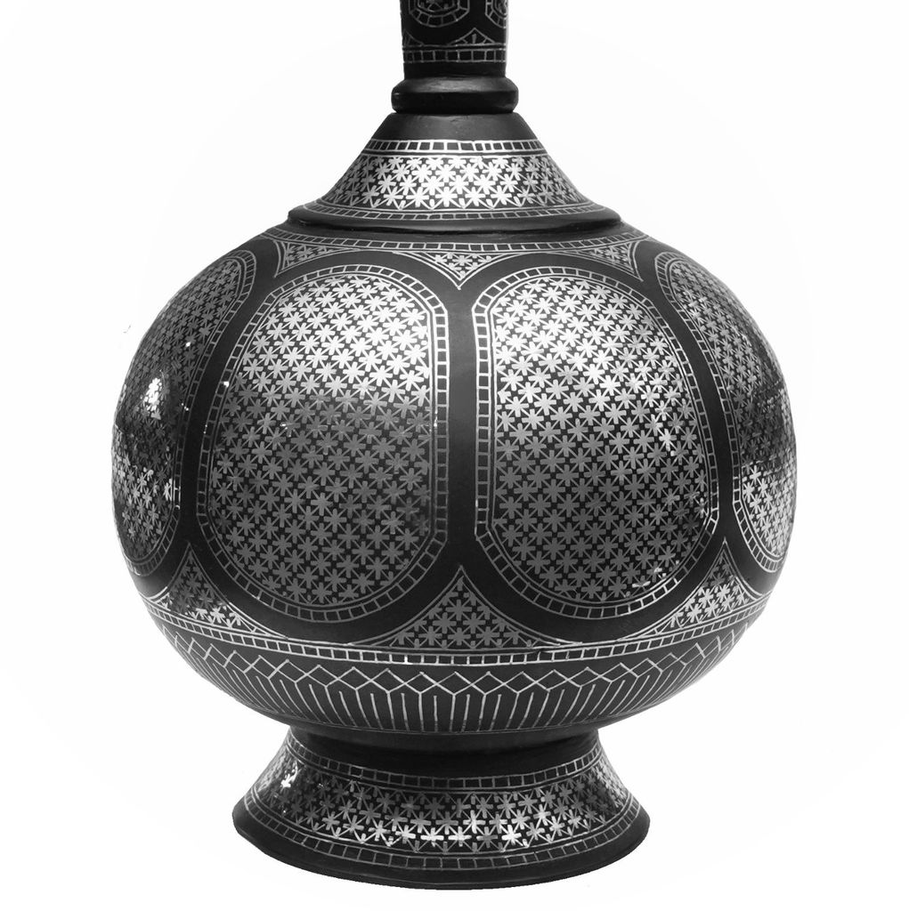 Bidri Work Suray Vase Star Work (1SMTDCOKA07914) view 2