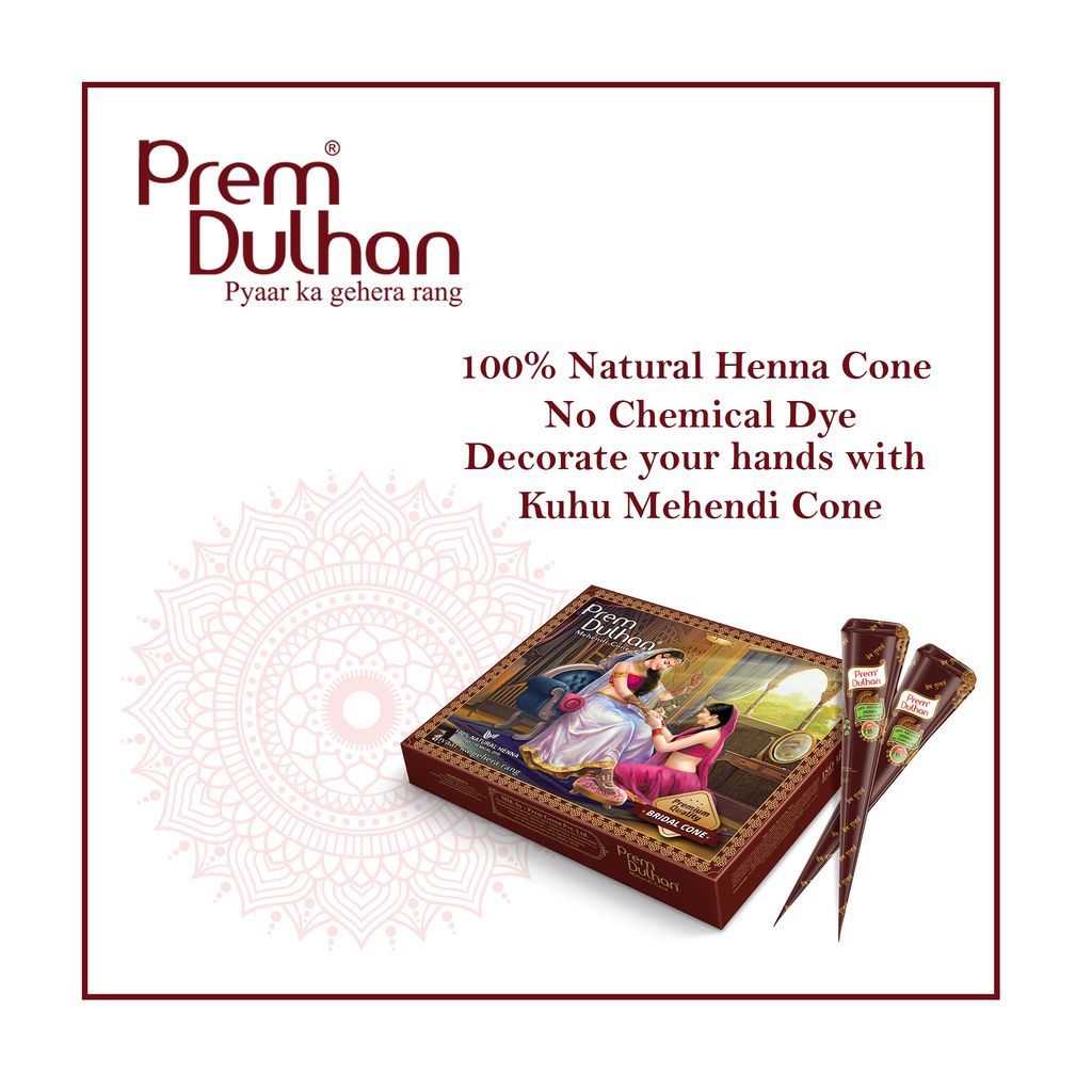 Prem Dulhan Bridal Mehndi | Natural, Long-Lasting Henna for Hands (420g) view 2