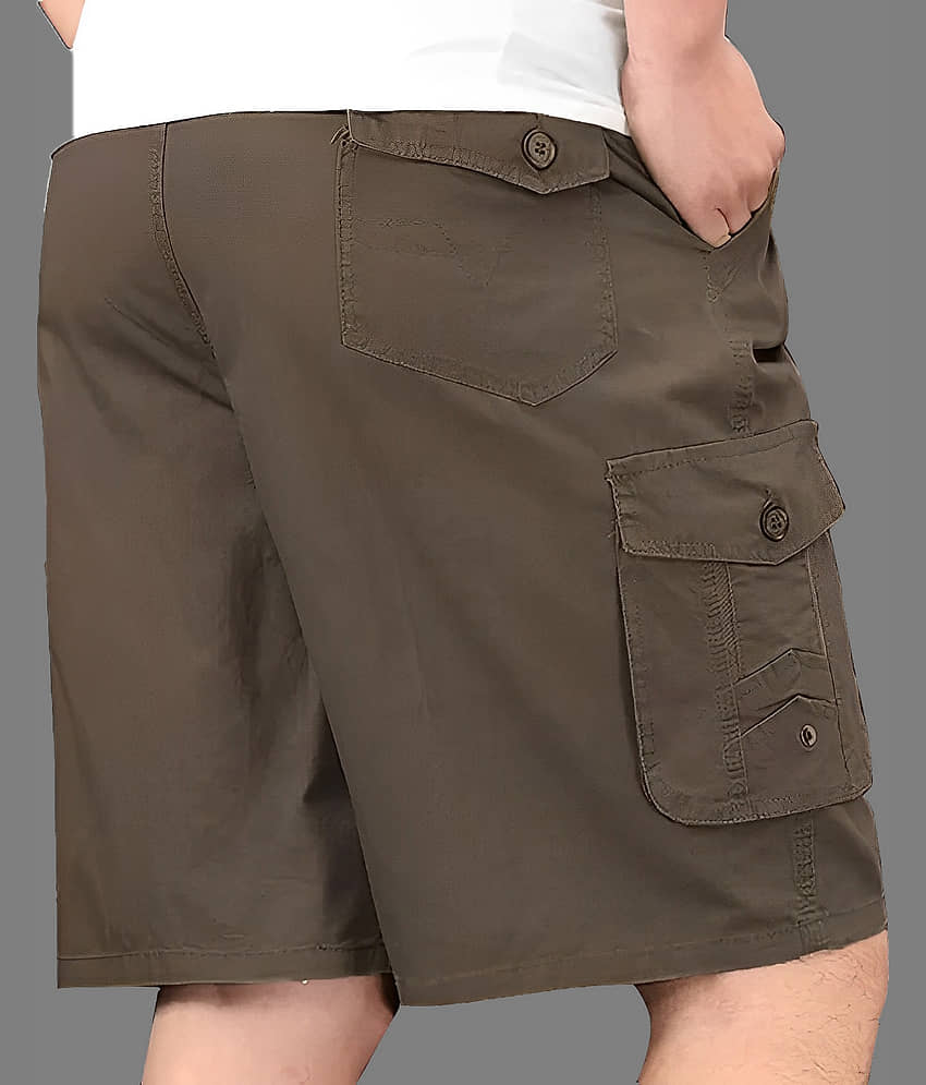 Reoutlook Black Cotton Blend Men's Cargos ( Pack of 1 ) view 2