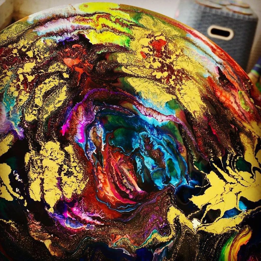 HAPPY RAINBOW RESIN ART PLACEMAT view 2