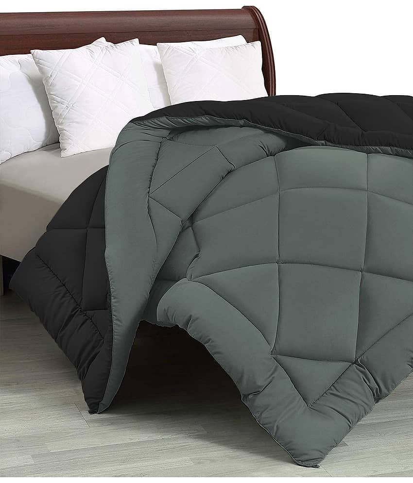 GURU SALES Microfiber Abstract Single Size Comforter ( 90 x 60 cm ) - Gray ( ) view 2