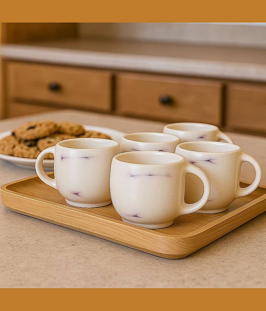 Love Unlimited Solid Bone China Tea Cup 150 ml ( Pack of 6 ) view 2