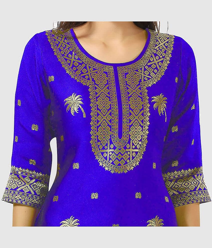 Art Silk Short Kurti For Women (Pack of 1) view 2