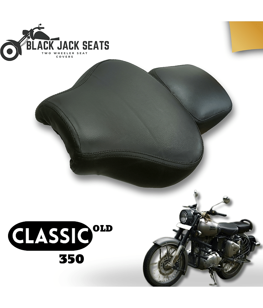 Black Jack Seats Classic 350 Plain Black Seat Cover | Premium Fit & Durable Protection
