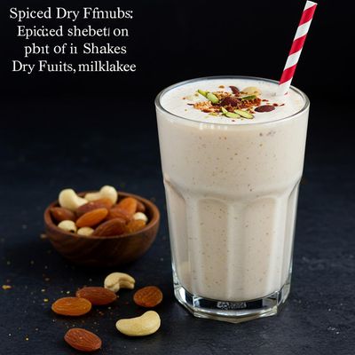 Spiced Dry Fruits Milkshake