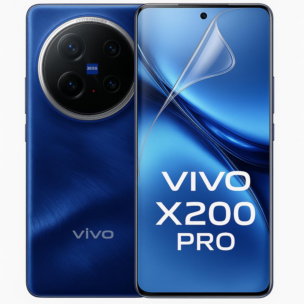 SKINOVITA Vivo Front Glossy Screen Protector | Crystal Clear HD Protection with Smooth Touch & Full Screen Coverage view 2