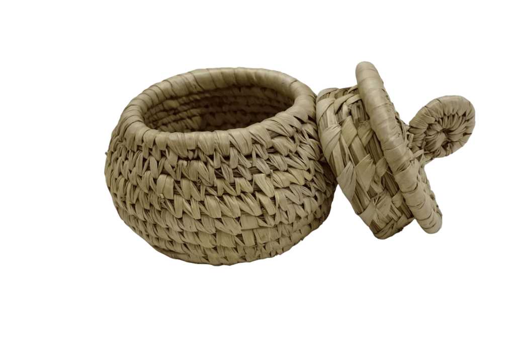 Jharcraft Sabai Grass Round Box (GR00001) view 2