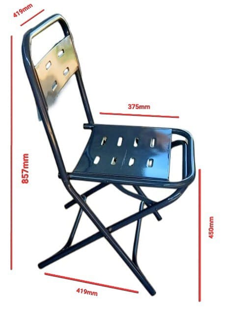 Steel Folding Chair view 2