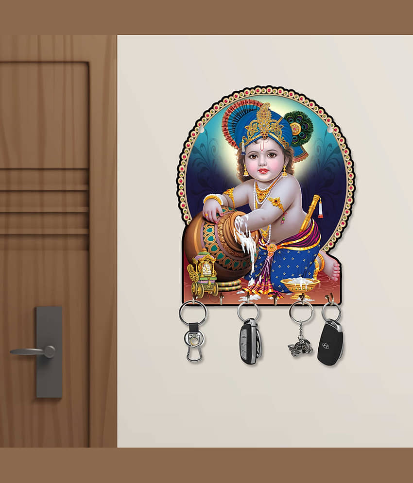 LCUPR Multicolour Cardboard Key Holder - Pack of 1 view 2