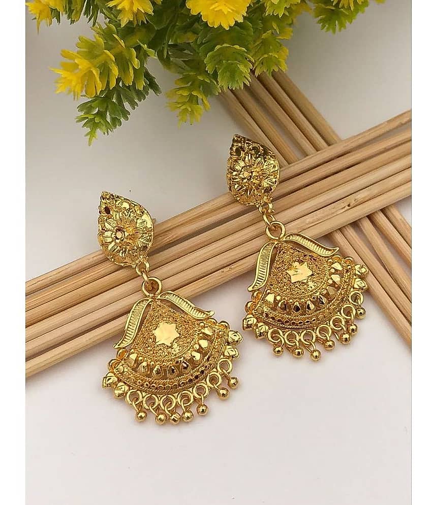 Ruyu Red Brass Necklace Set ( Pack of 1 ) view 2