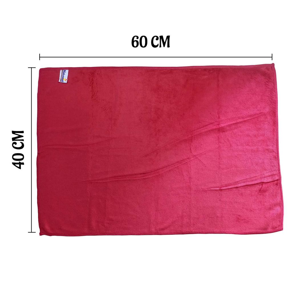 Microfiber Cloth for Car and Bike Cleaning and Detailing Extra Soft and Lint Free Cloth 400 GSM 40 x 60cm, Pink & Grey (Pack of 4) view 2