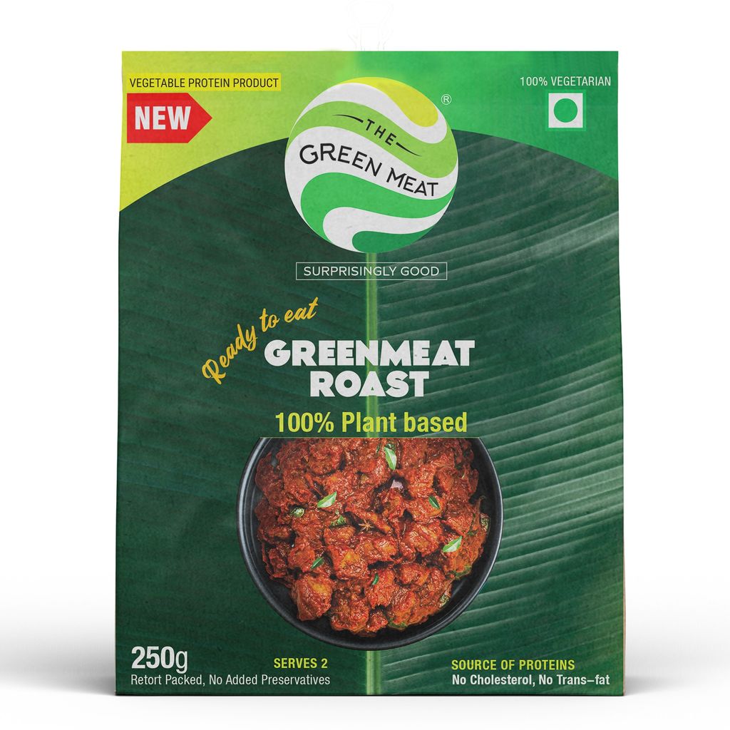 Greenmeat Roast | Plant based & Vegetarian Meat Substitute | Ready to Eat | 250g view 2