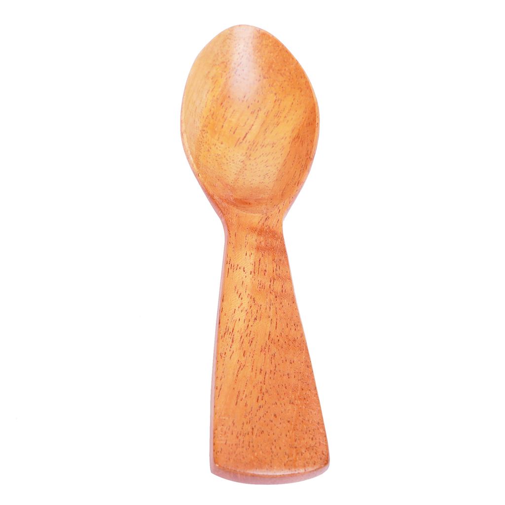 Neem Wood Masala Spoon – Set of 6 for Small Containers – For Tea, Coffee, Sugar & Spices view 2