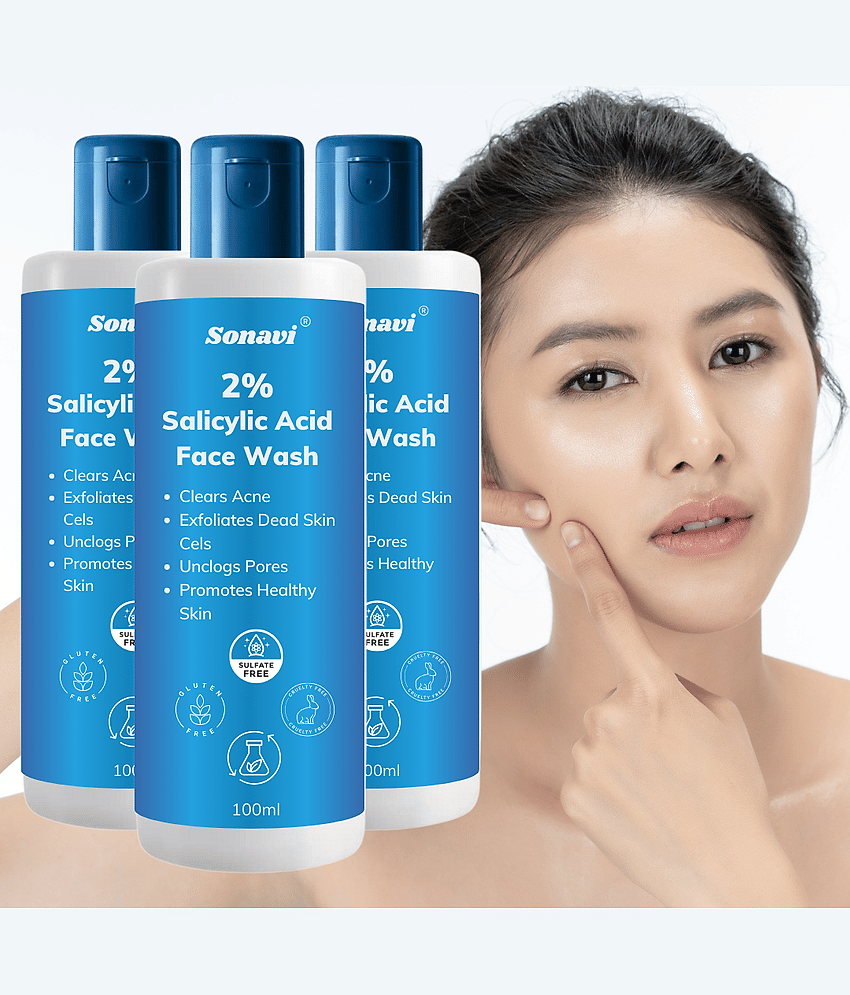 Sonavi - Refreshing Face Wash For All Skin Type ( Pack of 3 )