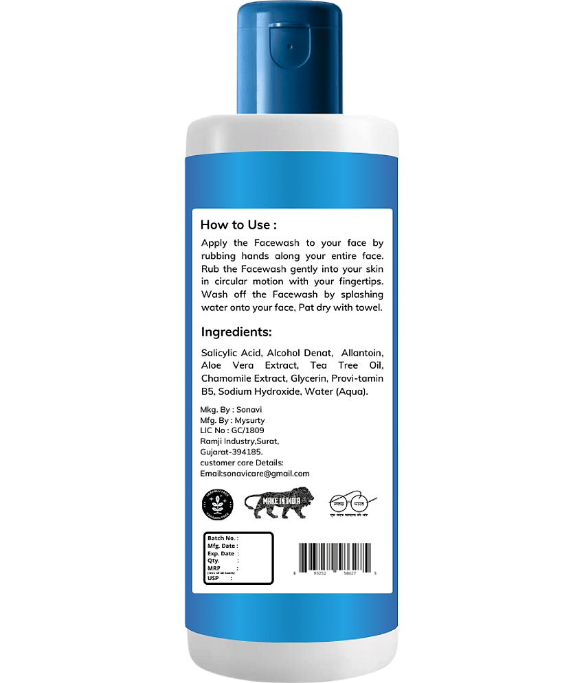 Sonavi - Refreshing Face Wash For All Skin Type ( Pack of 3 ) view 2