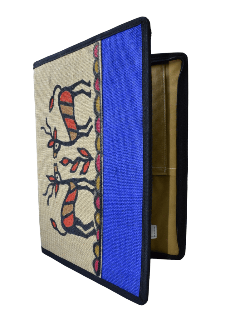 Jharcraft Jute File Folder With Sohrai (FF00223) view 2