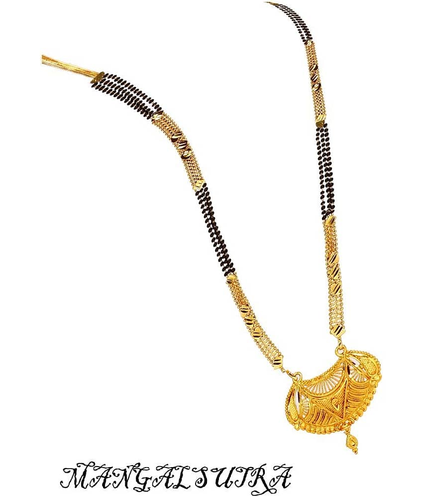 KRIMO Gold Plated Letest & Designer Mangalsutra For Women-100246 view 2