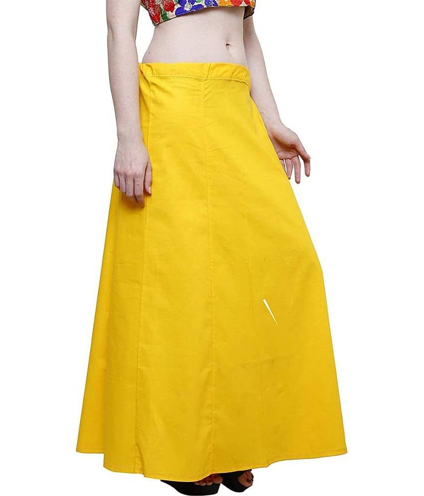 taskin Yellow Cotton Petticoat - Single view 2
