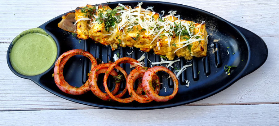 Paneer cheese lasuni