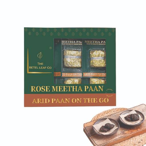 "Grab N Go" Arid (Dry) Rose Meetha Paan (Pack of 12)