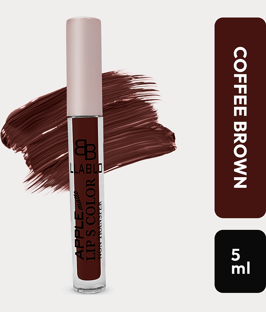 BELLABLOOM Coffee Brown Shades Liquid Matte Lipstick, Long Lasting, 5 ml (Pack of 1) view 2