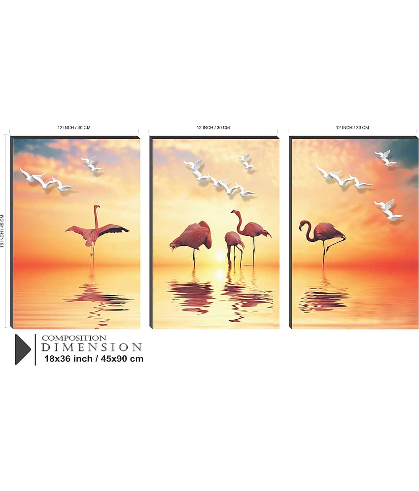 Saf - Bird Painting Without Frame view 2