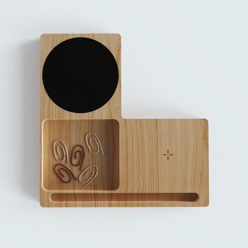 Wangari Willow 3.0 15W Wireless Charger With Cup warmer & Phone Stand view 2