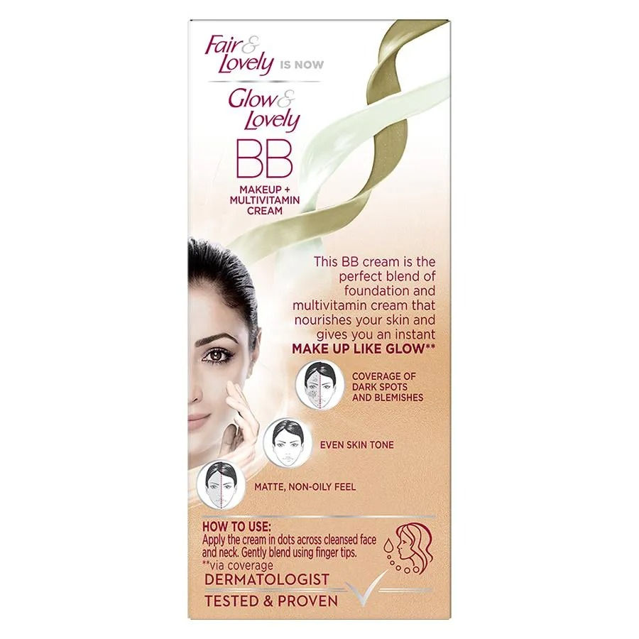Glow & Lovely BB Cream Make Up + Multivitamin Cream Shade 01, 9 gm view 2