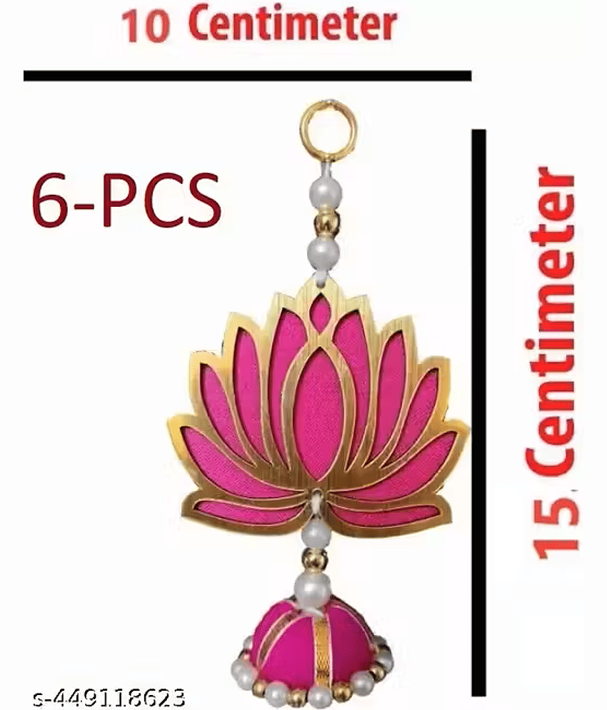 Lotus Wall Decore Hanging Jhumki Designer Stylish wall Decore view 2