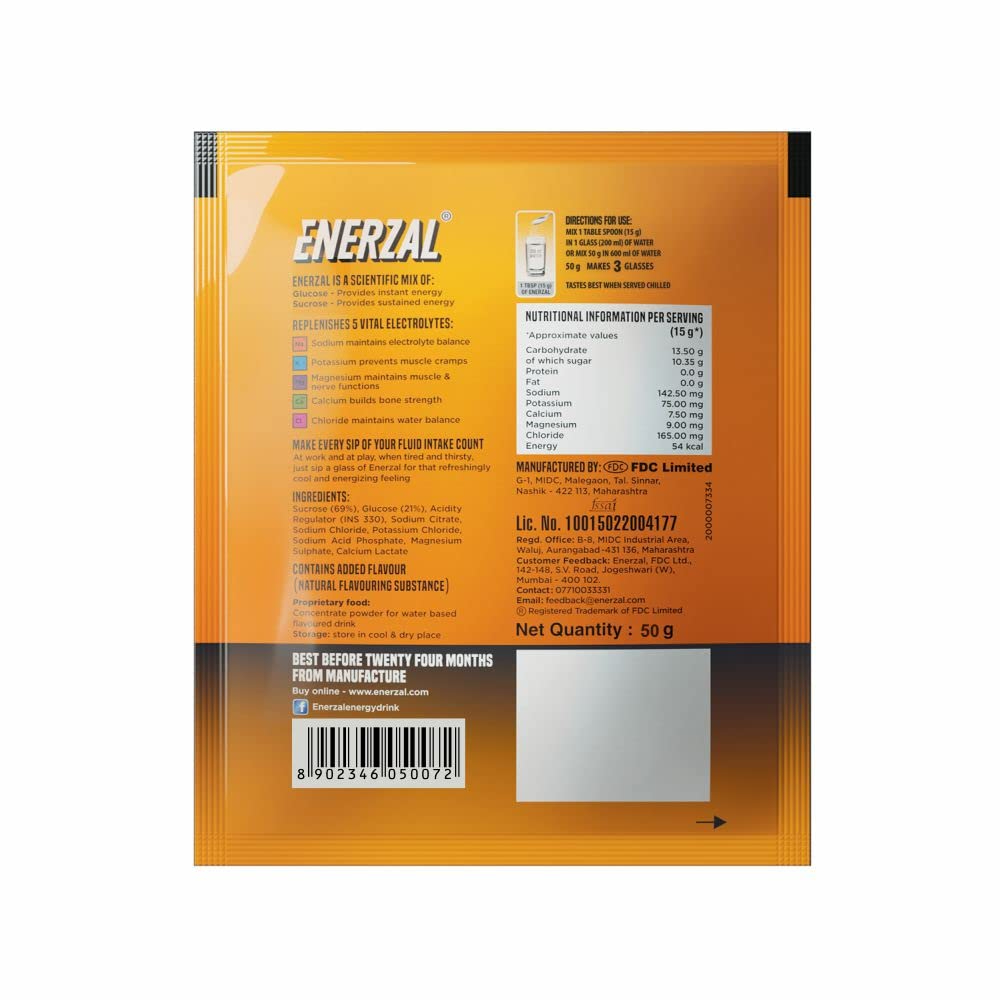 Enerzal Orange Powder 50 Gms view 2