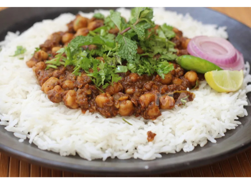 Chole rice combo