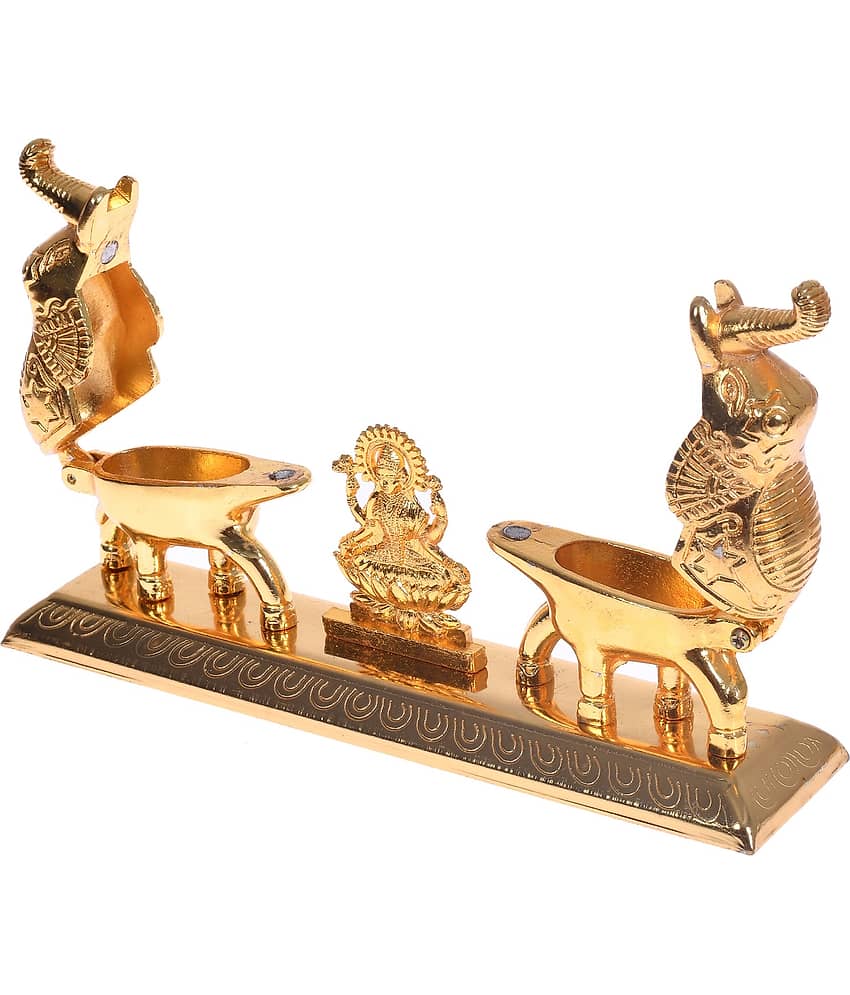 Fashion Bizz Handcrafted Goddess Lakshmi Roli Chawadecorative Showpiece - 7 cm view 2