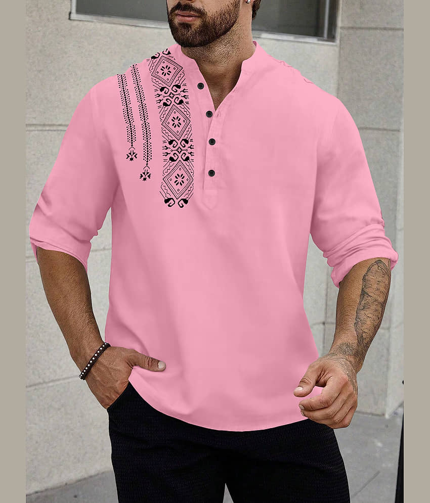 Nofilter Light Green Cotton Blend Men's Regular Kurta ( Pack of 1 ) view 2