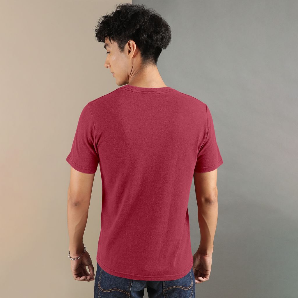 Ftx Men Printed Roundneck Cotton Rich Half Sleeve Tshirt view 2