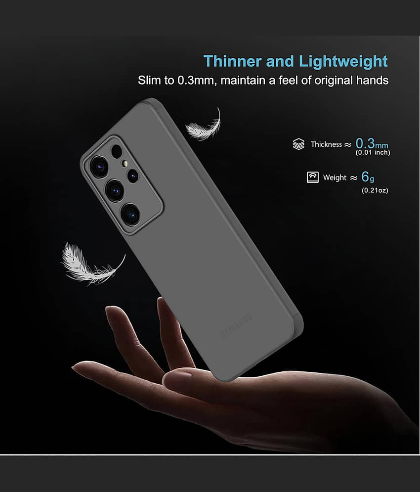BIG WINGS Shock Proof Case Compatible For Polycarbonate Samsung Galaxy S21 Ultra ( Pack of 1 ) view 2