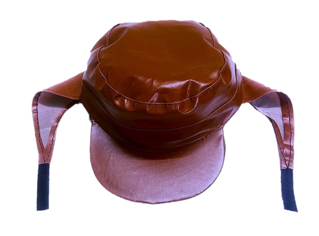 rain caps for Men and Women Dark Maroon view 2