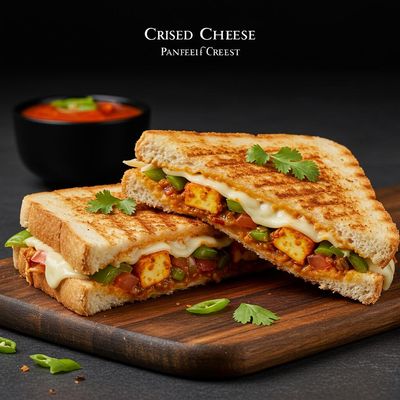 Grilled Cheese Paneer Sandwich