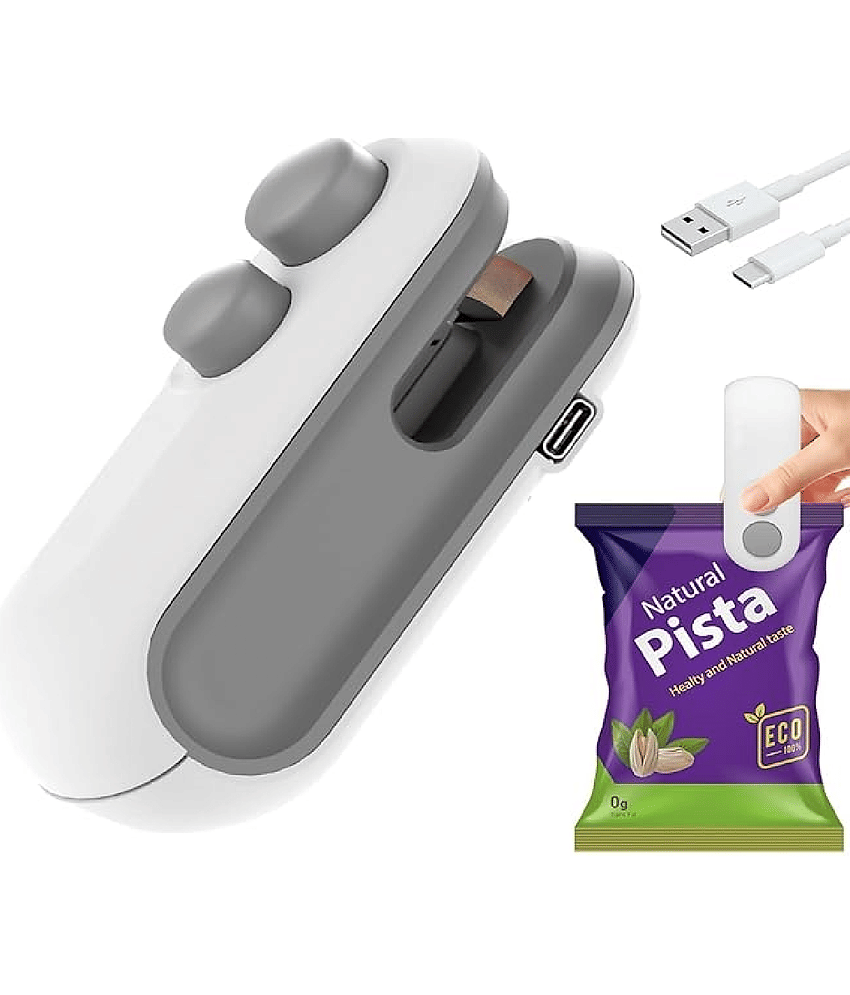 Portable Mini Sealing Machine,1 YEAR Warranty Handheld Packet Sealer for Food, Snacks, Chips, Fresh Storage, Plastic Bags Sealing Machine, (MULTI) view 2