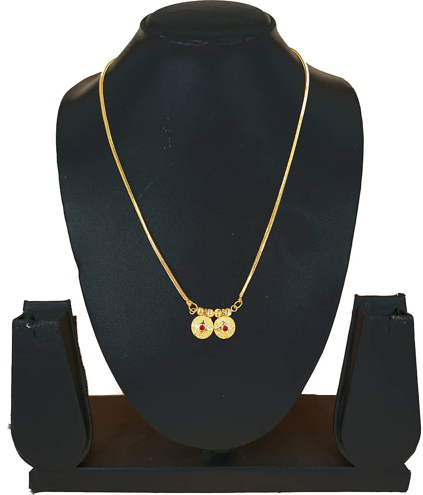 JIPPA Golden Mangalsutra ( Pack of 1 ) view 2
