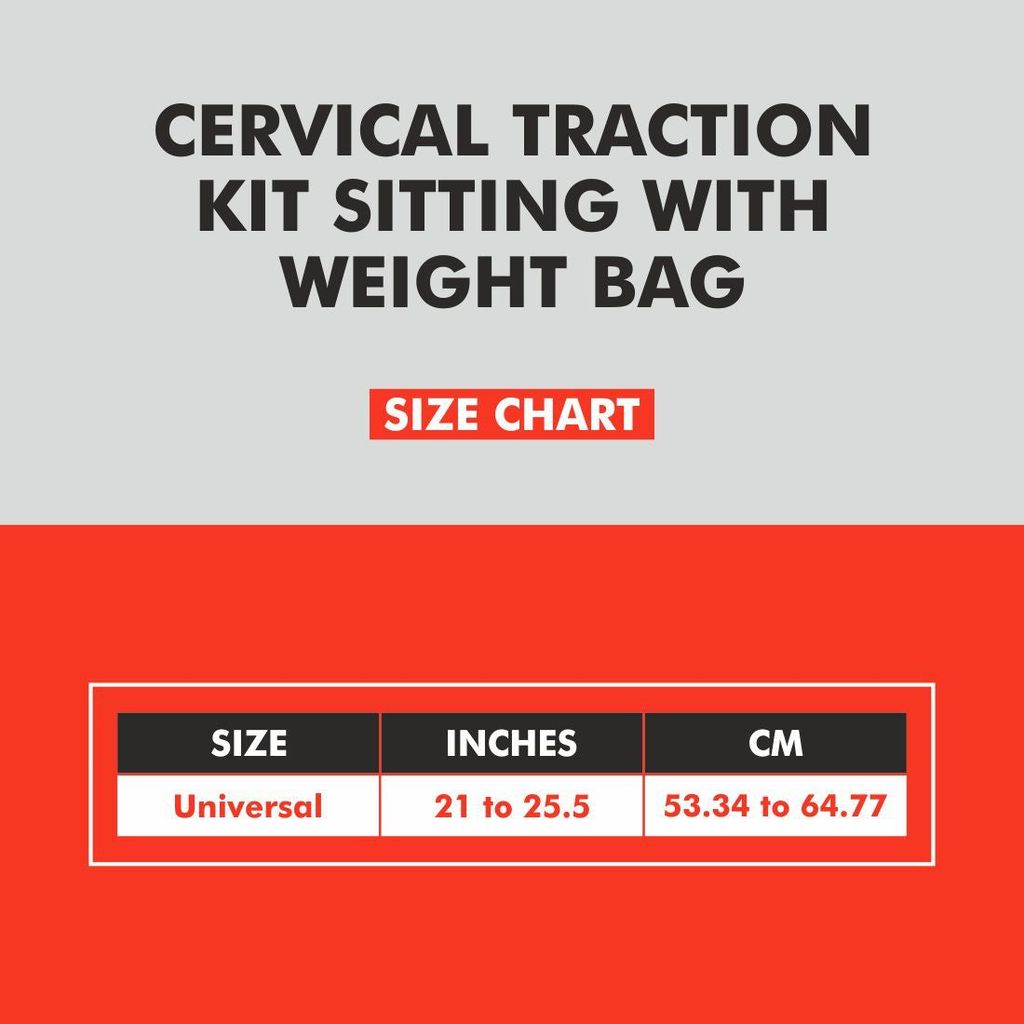 SAMSON Cervical Traction Kit Sitting with Weight Bag view 2