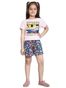 Ninos Dreams Girls Tshirt with Shorts Set Multicolour Floral