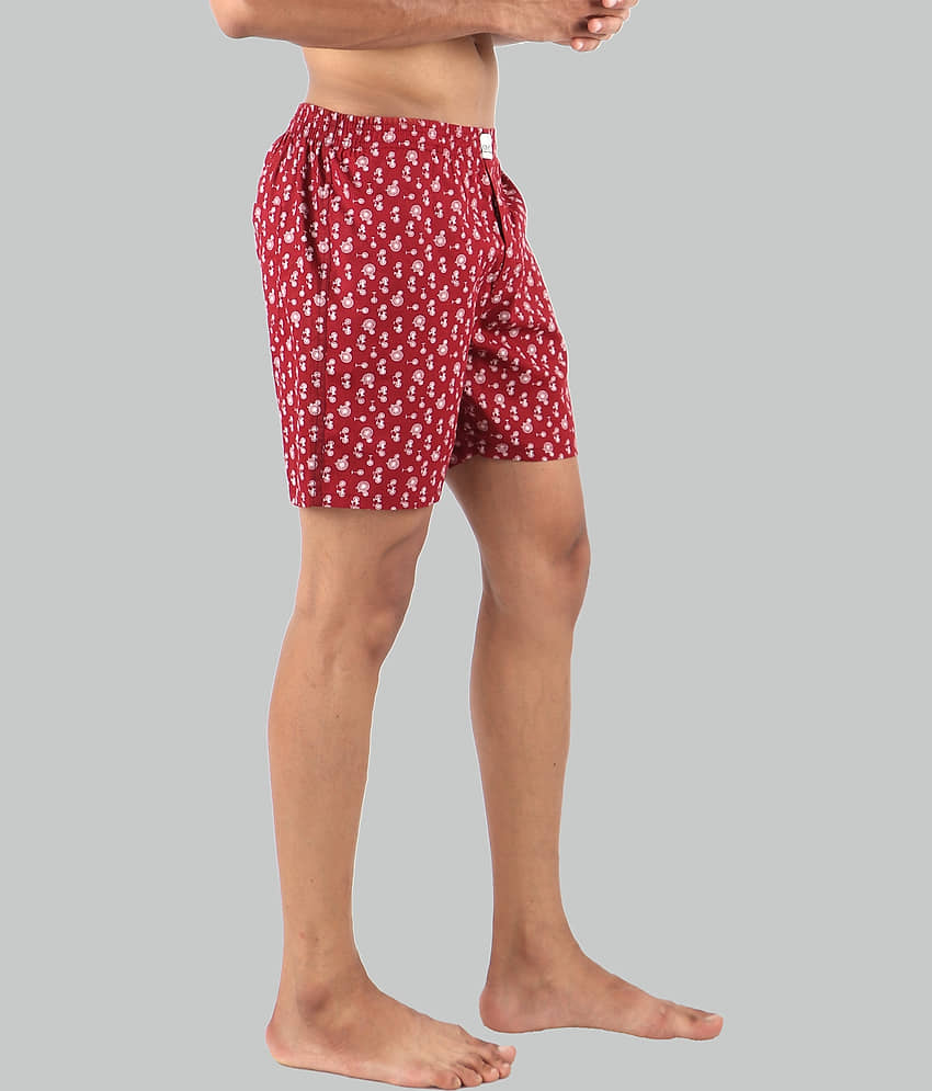 Supersquad Pack of 4 Cotton Boxers For Men's ( Assorted 10 ) view 2