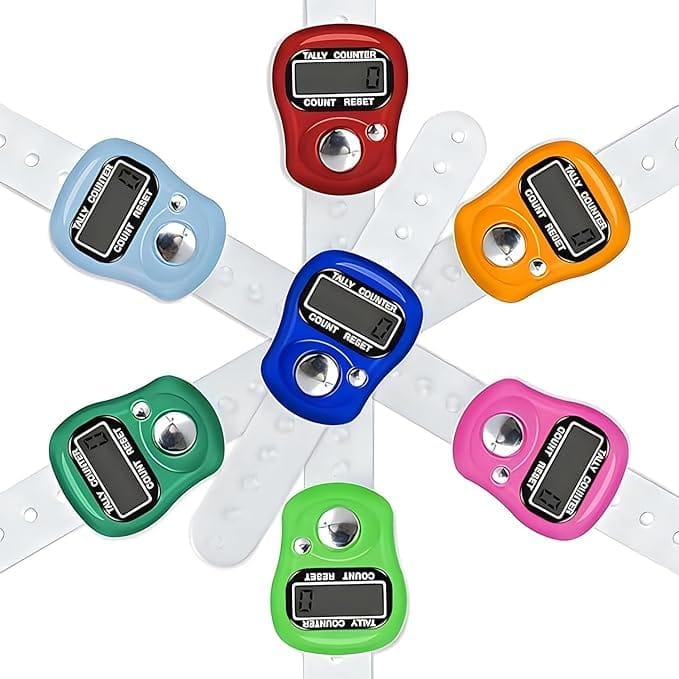 Digital Finger Tally Counter for Prayer, Sports, Knitting & More