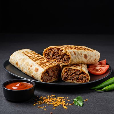 Beef Mutton Rumali Roti Shawarma