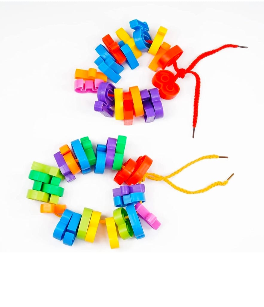 VTTOYS 200 Pcs colrful letters and Number set with storae Box view 2