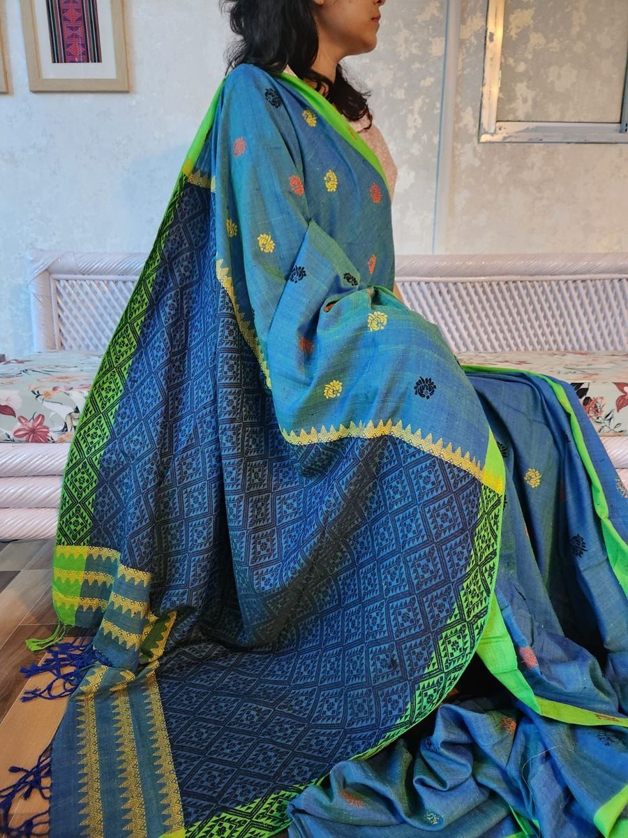 Eri Silk/Ahimsa Silk Saree view 2